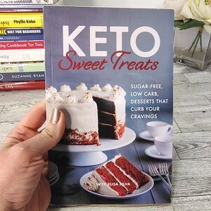 Keto Sweet Treats Cookbook Sugar-Free Low Carb Desserts Recipes Softcover 2018‎